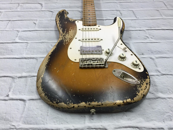CSS Tobacco Burst HSS Medium Relic Ash '54 – Fraser Guitars