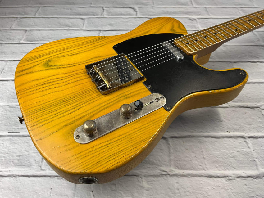Fraser Guitars : Vintage Series : VTS Butterscotch Light Relic Ash '52 : Custom Aged Vintage Relic Guitar