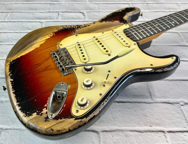 超貴重！！　Fraser Guitars VSS ‘54 VSS Tobacco Burst Light Relic Ash '54 – Fraser Guitars