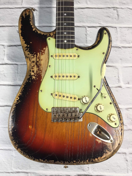 VSS Sunburst Heavy Relic Ash '60s – Fraser Guitars