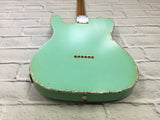 Fraser Guitars : Vintage Series : VTS Surf Green Medium Relic 50s : Relic Vintage Aged Custom T-Style Guitar