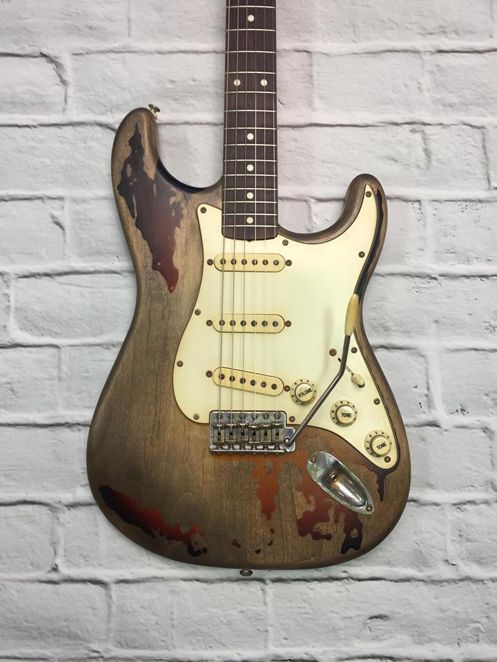 Fraser Guitars Artist Series : Rory Gallagher : Retro Vintage Custom Aged S-Style Tribute Guitar