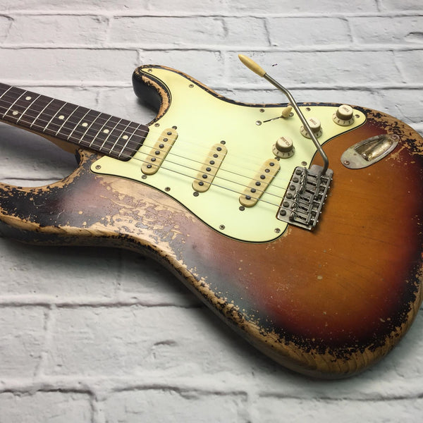 VSS Sunburst Medium Relic Ash '60s – Fraser Guitars