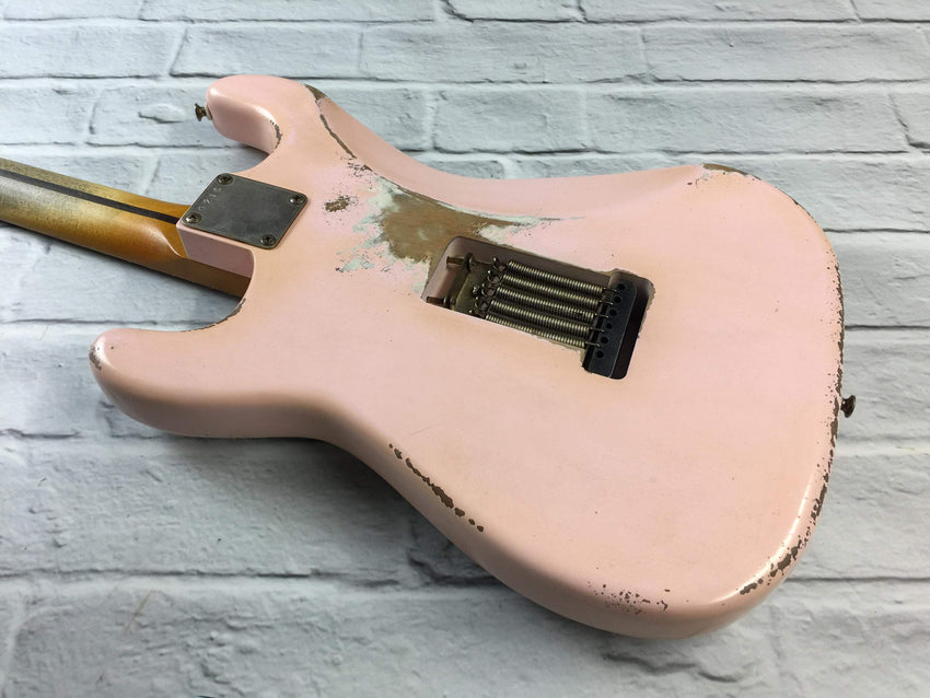 Fraser Guitars : Vintage Series : VSS Shell Pink Medium Relic 50s : Vintage Aged S- Style Relic Guitar