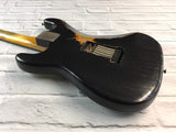 Fraser Guitars : Custom Series : CSS Black over Sunburst HSS Medium Relic Ash 60s : Vintage Aged S-Style Relic Guitar