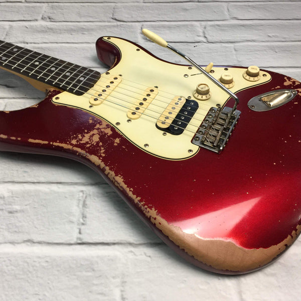 CSS Candy Apple Red HSS Medium Relic '60s – Fraser Guitars
