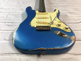 Fraser Guitars : Vintage Series : VSS Lake Placid Blue Medium Relic 60s :  Vintage Aged S-Style Relic Guitar