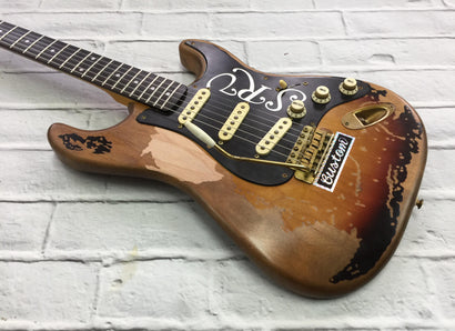 Fraser Guitars Artist Series : SRV #1 Retro Vintage Custom Aged S-Style Stevie Ray Vaughan Tribute Guitar
