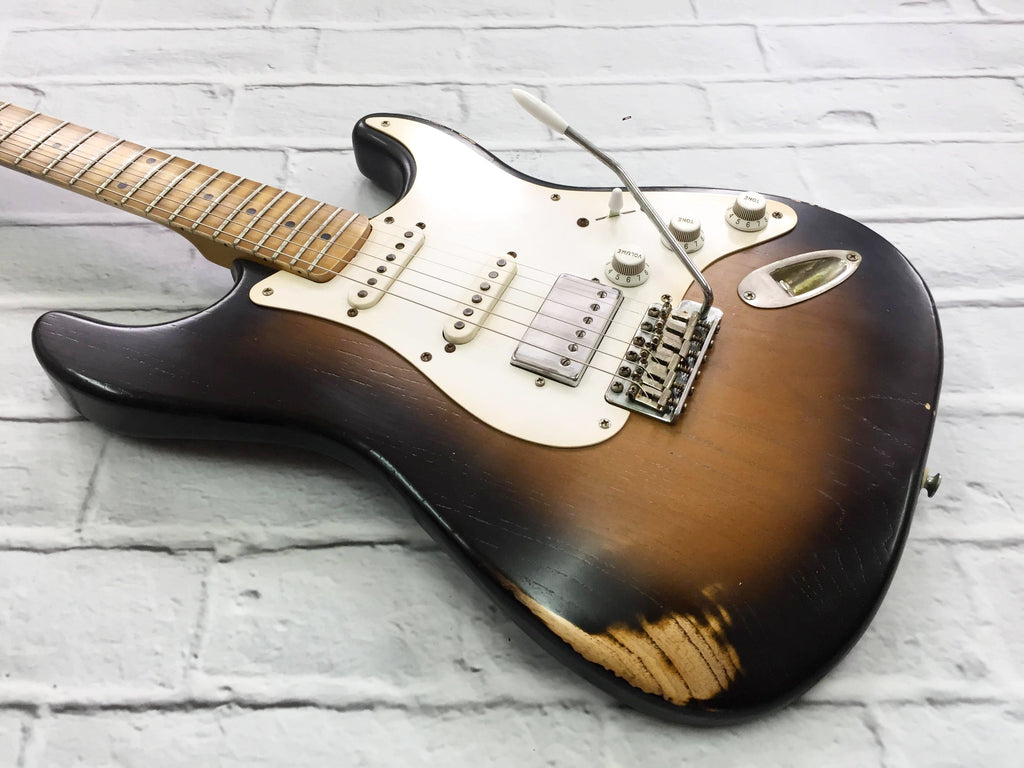 fraser tobacco burst 54' CSS Tobacco Burst HSS Light Relic Ash '54 – Fraser Guitars