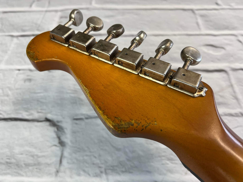 Fraser Guitars : Vintage Series : VSS Sunburst Heavy Relic Ash 60s : Vintage Aged S-Style Relic Guitar