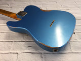 Fraser Guitars : Vintage Series : VTS Lake Placid Blue Light Relic 60s : Custom Aged Vintage Relic Guitar