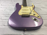 Fraser Guitars : Vintage Classic S-Style : VCSS Metallic Purple : Custom Vintage Relic Guitar