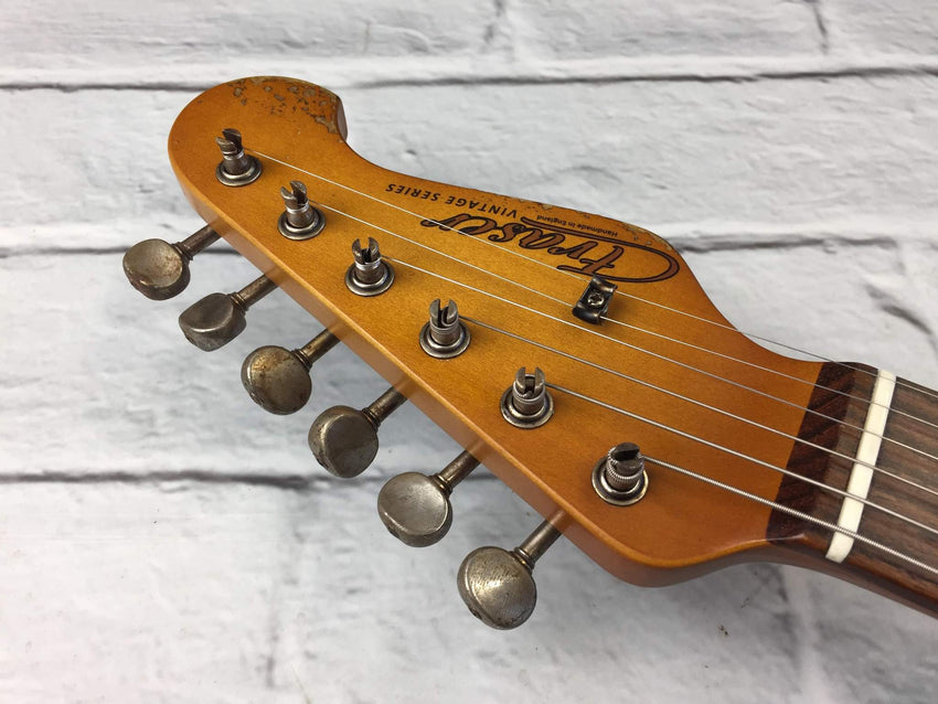 Fraser Guitars : Vintage Series : VSS Sonic Blue Light Relic 60s : Retro Vintage Aged Custom S-Style Relic Guitar