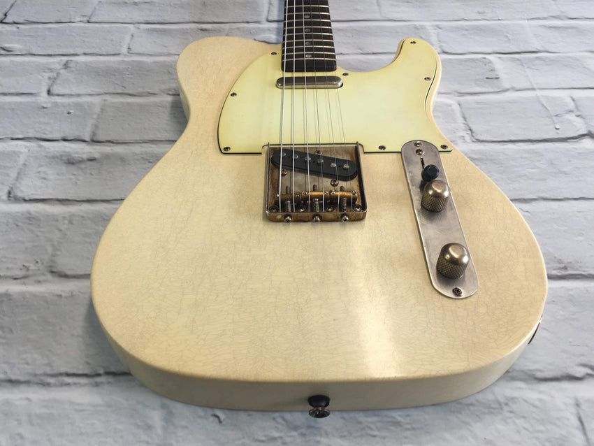 Fraser Guitars : Vintage Classic : VCTS Olympic White : Vintage Aged T-Style Relic Guitar