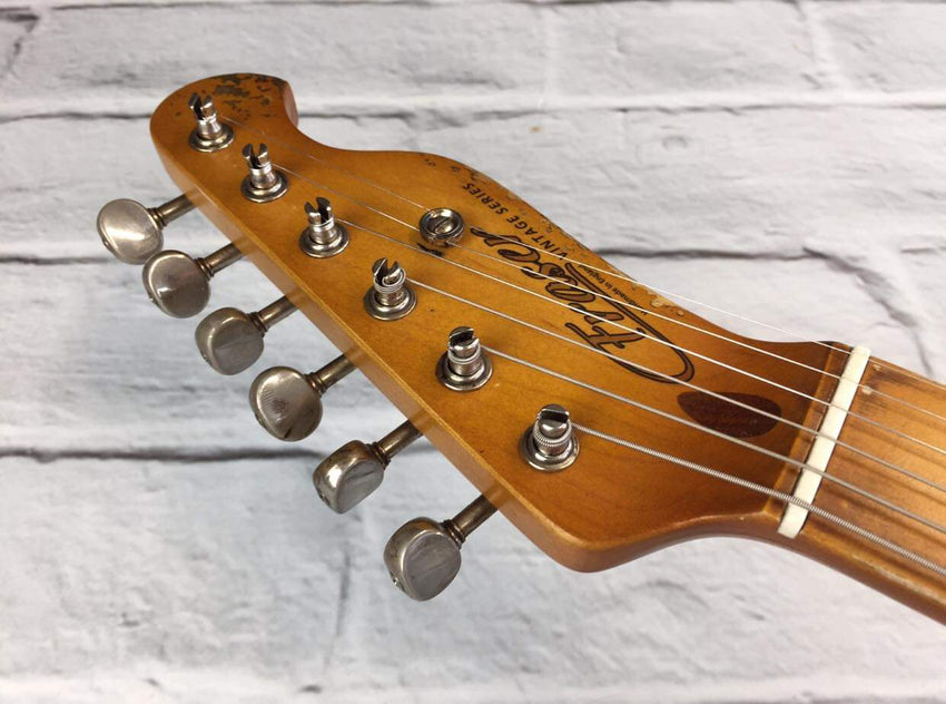 Fraser Guitars : Vintage Series : VTS Butterscotch Light Relic Ash 52 : Retro Vintage Aged Custom Relic T-Style Guitar