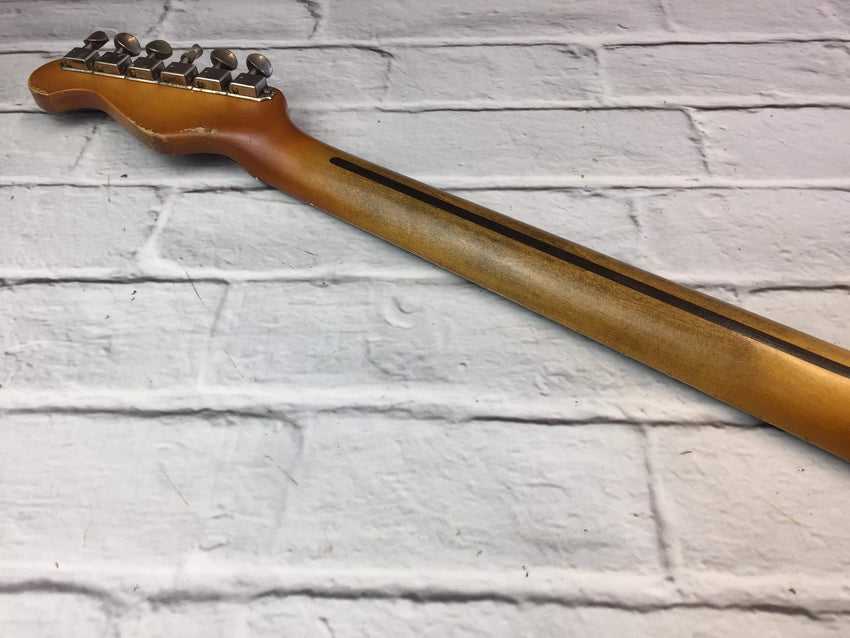 Fraser Guitars ; Custom Series : CSS Tobacco Burst HSS Light Relic Ash 54 : Retro Vintage Custom Aged S-Style Relic Guitar