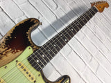 Fraser Designs : Vintage Series : VSS Sunburst Heavy Relic Ash 60s :  Vintage Aged S-Style Relic Guitar
