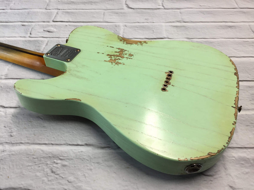 Fraser Guitars : Vintage Series : VTS Translucent Surf Green Medium Relic Ash 60s : Vintage Relic Aged Guitar