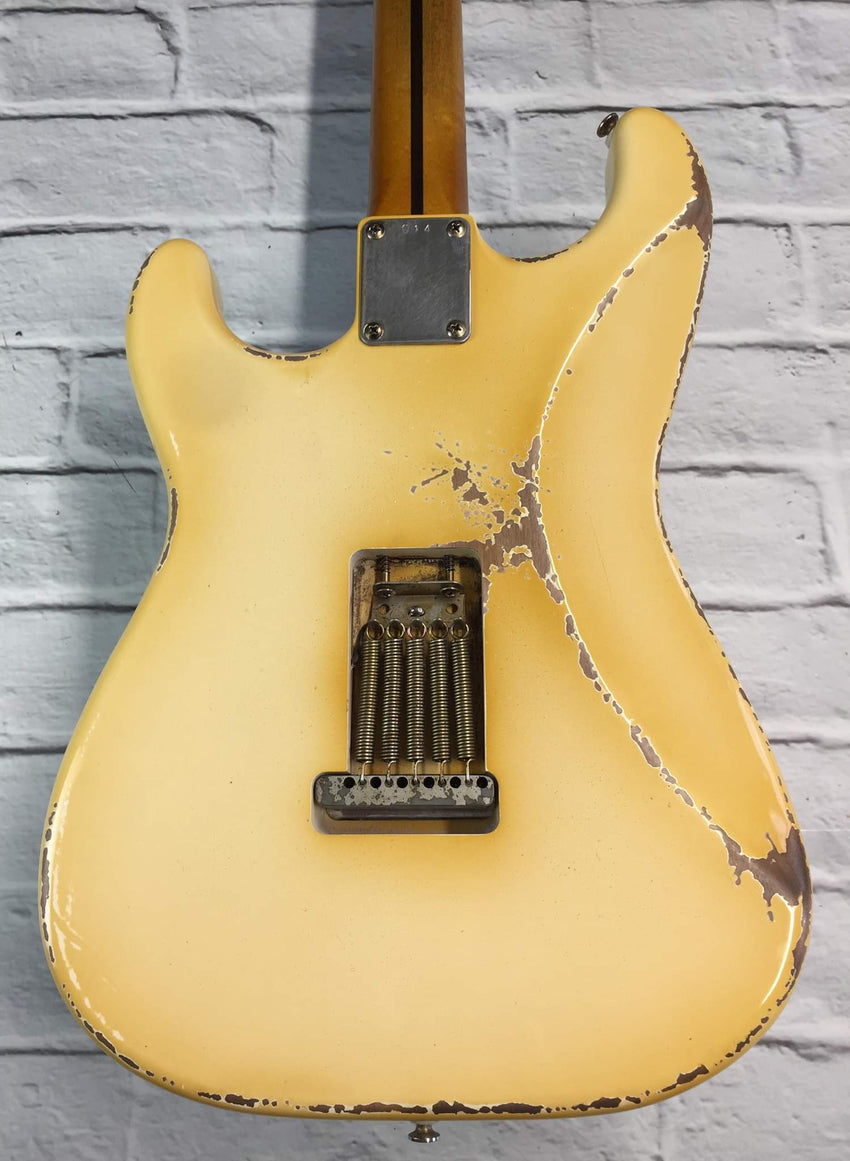 Fraser Guitars : Vintage Series : VSS Aged White Medium Relic 50s : Vintage Relic Aged Guitar