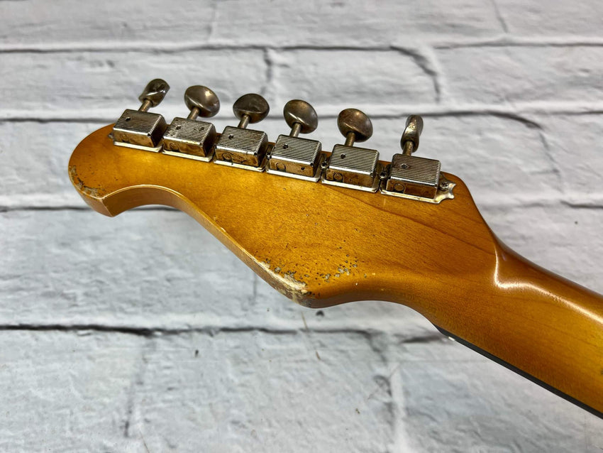 Fraser Guitars : Custom Series : VSS Arctic White Heavy Relic 60s : Vintage Aged Relic Guitar