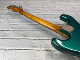 Fraser Guitars : Vintage Series : VSS Sherwood Green Light Relic 60s :  Vintage Aged S-Style Relic Guitar