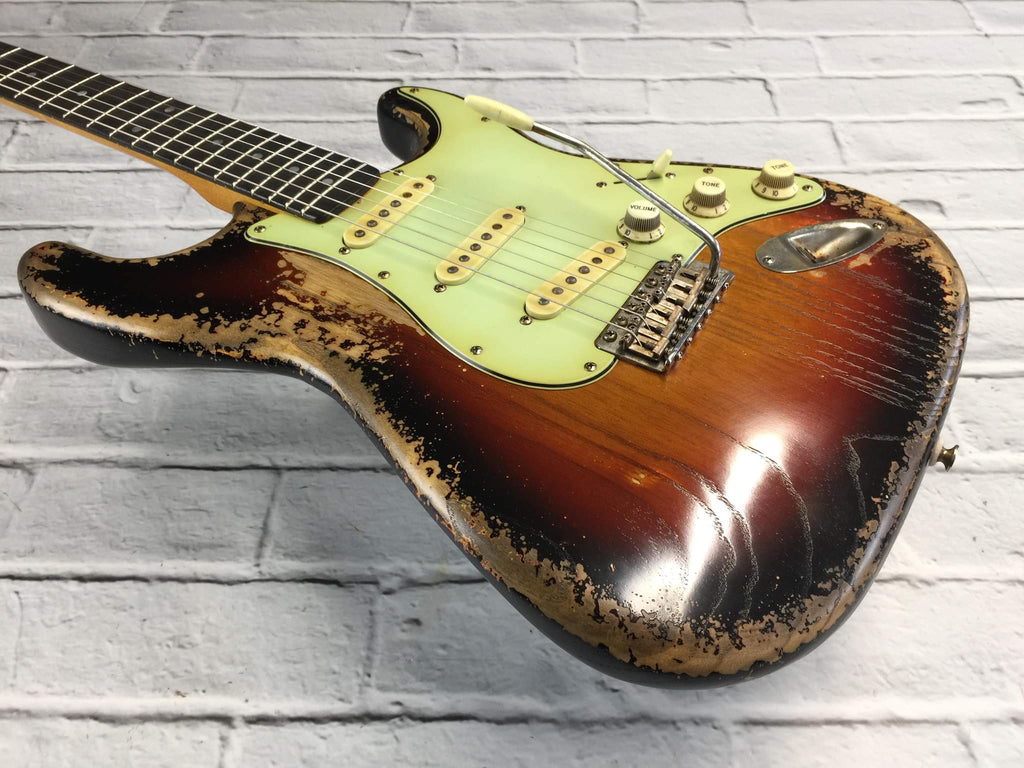VSS Sunburst Heavy Relic Ash '60s – Fraser Guitars