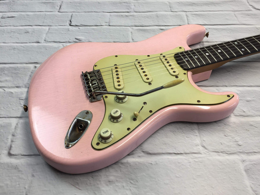 Fraser Guitars : Vintage Classic S-Style : VCSS Shell Pink : Custom Vintage Relic Guitar