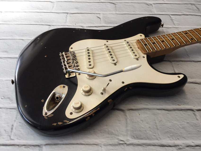 Fraser Guitars Artist Series : EC Blackie : Retro Vintage Relic Custom Aged S-Style EC Blackie Tribute Guitar