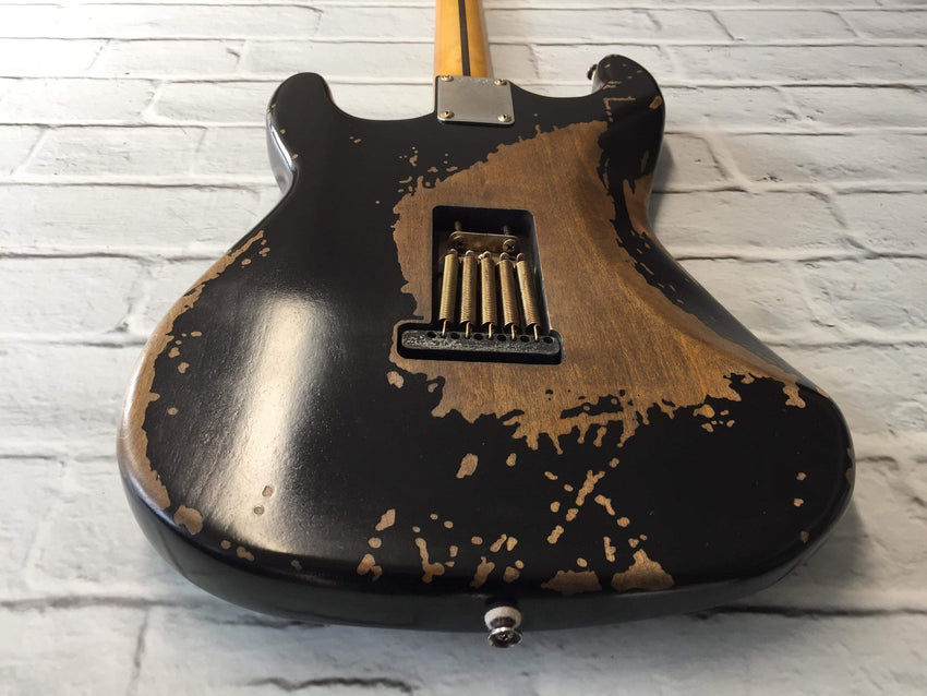 Fraser Guitars Artist Series : EC Blackie : Retro Vintage Relic Custom Aged S-Style EC Blackie Tribute Guitar