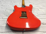 Fraser Guitars : Vintage Classic S-Style : VCSS Fiesta Red : Custom Vintage Relic Guitar
