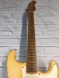 Fraser Guitars : Vintage Series : VSS Aged White Medium Relic 50s : Vintage Relic Aged Guitar