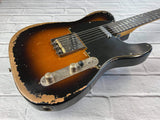 Fraser Guitars : Vintage Series : VTS Sunburst Medium Relic '60s : Custom Aged Vintage Relic Guitar